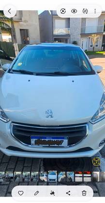 PEUGEOT 208 1.5 ALLURE 8V FLEX 4P MANUAL PEUGEOT 208 1.5 ALLURE 8V FLEX 4P MANUAL